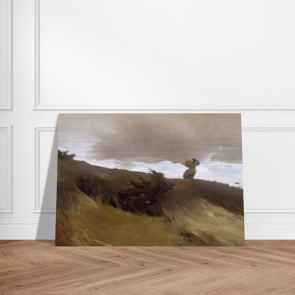 THE WEST WIND - Winslow Homer Brushed Aluminum Print - 70x100 cm / 28x40 inches | Winslow Homer Aluminum Print | Winslow Homer Prints