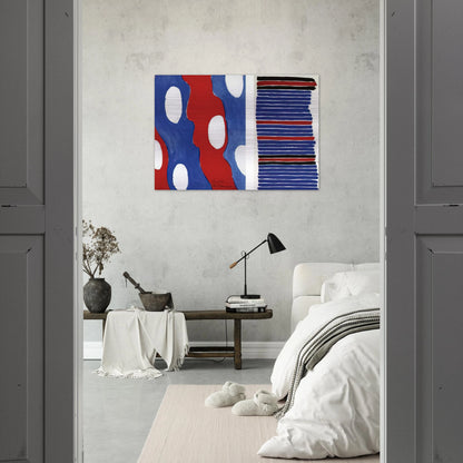 TISSU PROJECT - Sonia Delaunay Brushed Aluminum Print - 70x100 cm / 28x40 inches | Sonia Delaunay Aluminum Print | Sonia Delaunay Prints