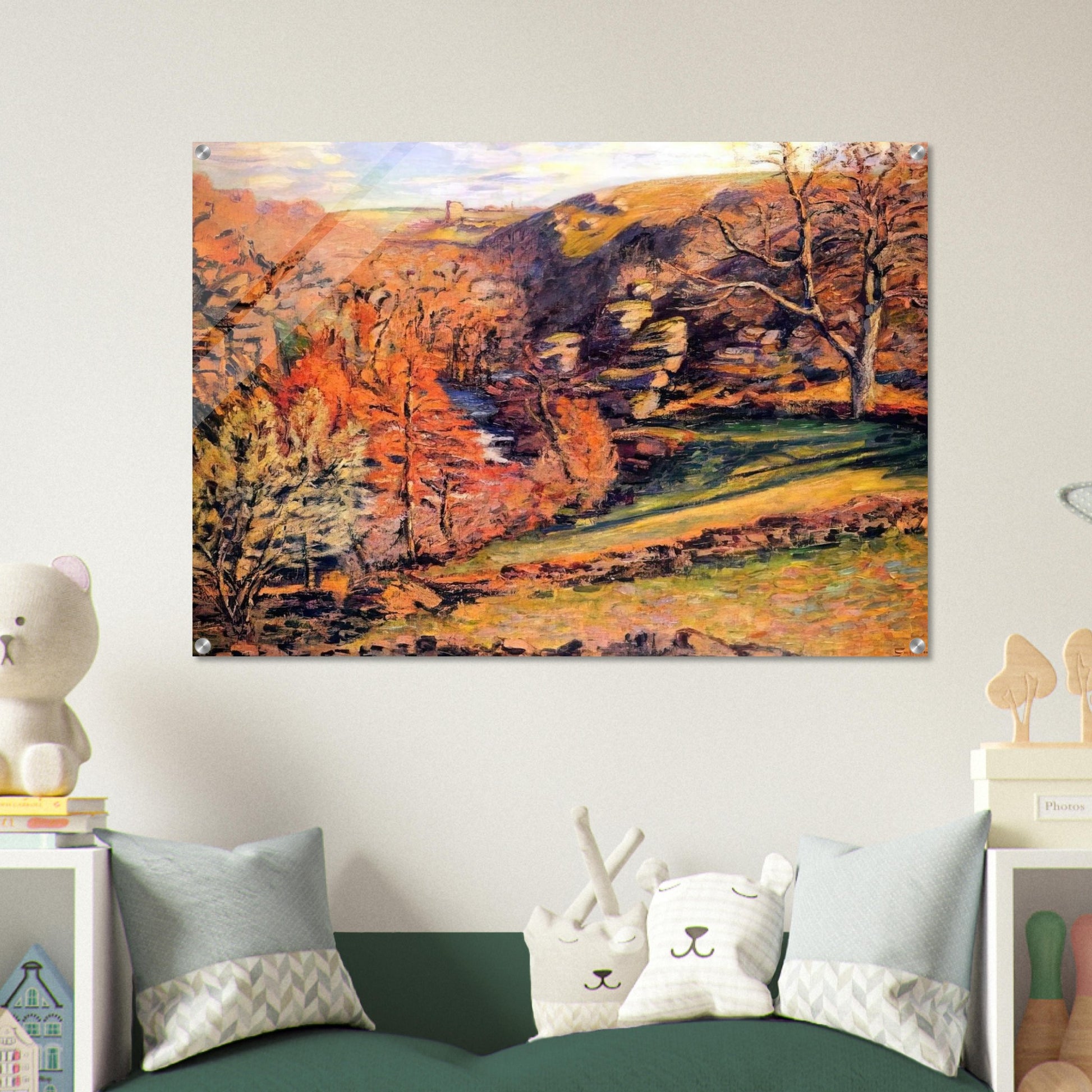 Madness Ravine, Crozant - Armand Guillaumin Acrylic Print - 70x100 cm / 28x40″ inches