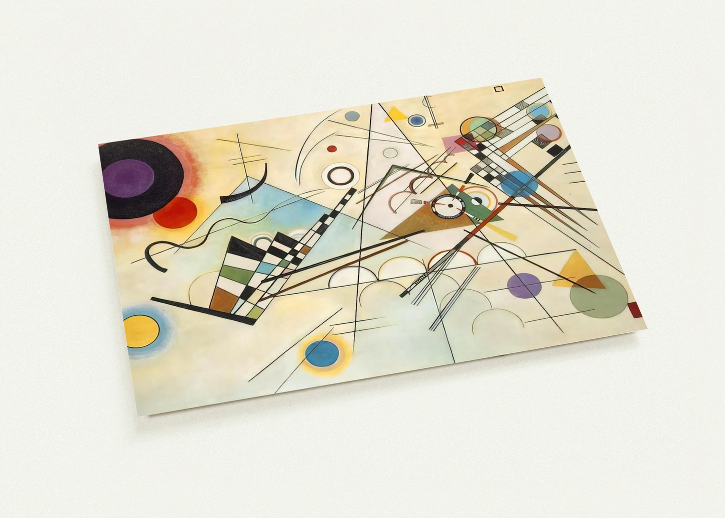 COMPOSITION VIII 1923 By Wassily Kandinsky Pack of 10 Post Cards | Wassily Kandinsky Post Cards | A6 (10.5 x 14.8 cm) - 4.1 x 5.8 inches
