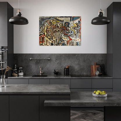 Portrait of Pegeen - Richard Pousette-Dart Acrylic Print - 70x100 cm / 28x40″ inches