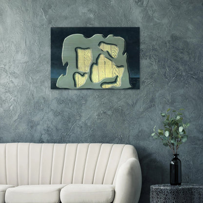 IMP OF THE PERVERSE 1927 - Rene Magritte Brushed Aluminum Print - 70x100 cm / 28x40 inches | Rene Magritte Aluminum Print | Rene Magritte Prints