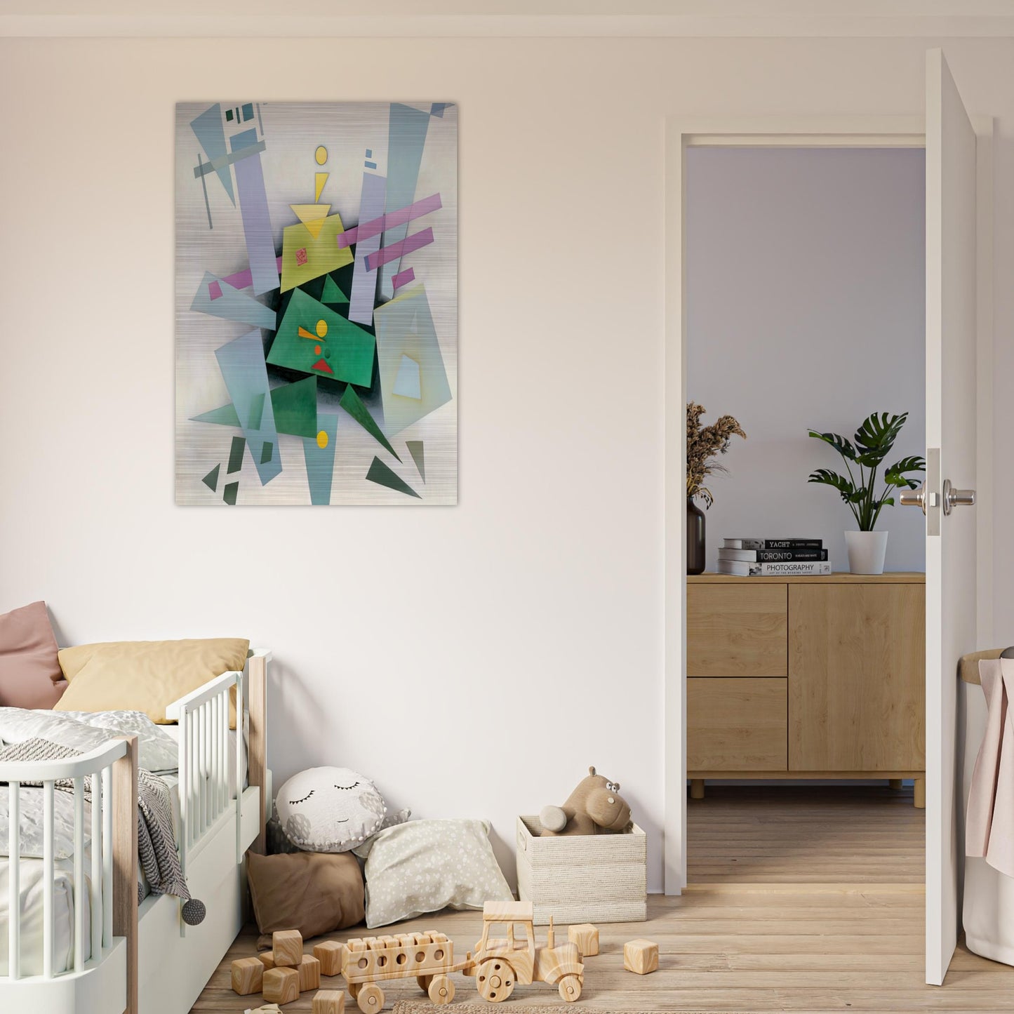 INVENTION COMPOSITION 31 1933 - Rudolf Bauer Brushed Aluminum Print - 70x100 cm / 28x40 inches | Rudolf Bauer Aluminum Print | Rudolf Bauer Prints