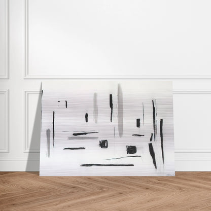 UNTITLED 1977 - Esteban Vicente Brushed Aluminum Print - 70x100 cm / 28x40 inches | Esteban Vicente Aluminum Print | Esteban Vicente Prints