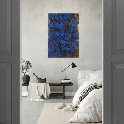 Mariale - Tachisme - Simon Hantai Brushed Aluminum Print - 70x100 cm / 28x40 inches | Simon Hantai Aluminum Print | Simon Hantai Prints