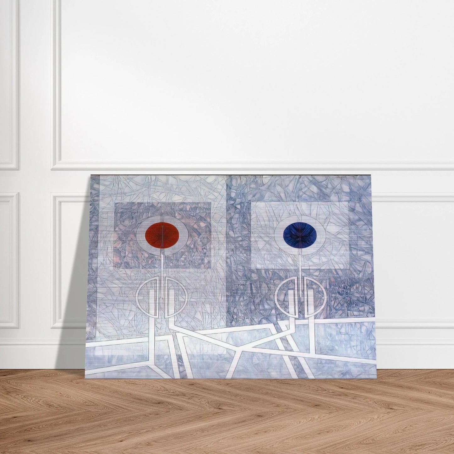 Lumiere - 1968 - Jimmy Ernst Brushed Aluminum Print - 70x100 cm / 28x40 inches | Jimmy Ernst Aluminum Print | Jimmy Ernst Prints