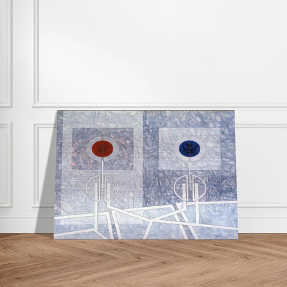 Lumiere - 1968 - Jimmy Ernst Brushed Aluminum Print - 70x100 cm / 28x40 inches | Jimmy Ernst Aluminum Print | Jimmy Ernst Prints