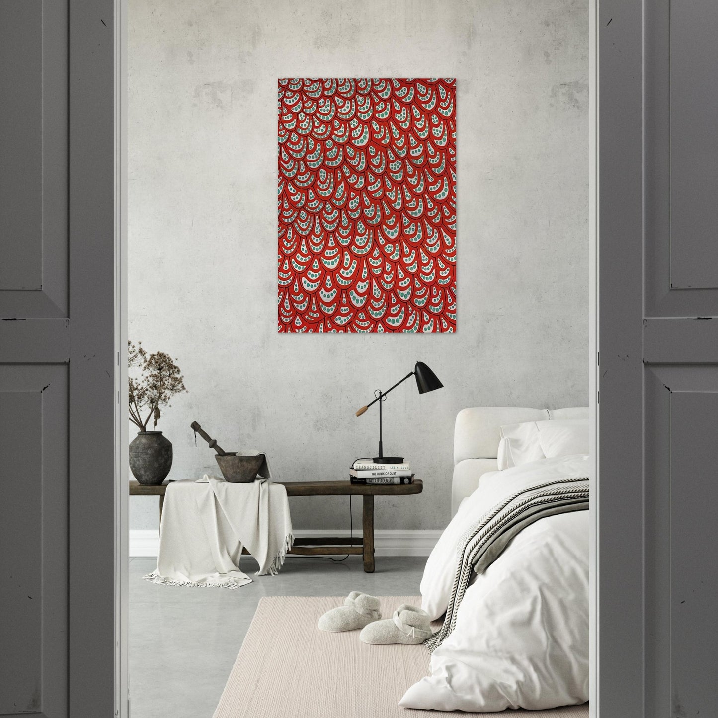 PETALS 1988 - Yayoi Kusama Brushed Aluminum Print - 70x100 cm / 28x40 inches | Yayoi Kusama Aluminum Print | Yayoi Kusama Prints