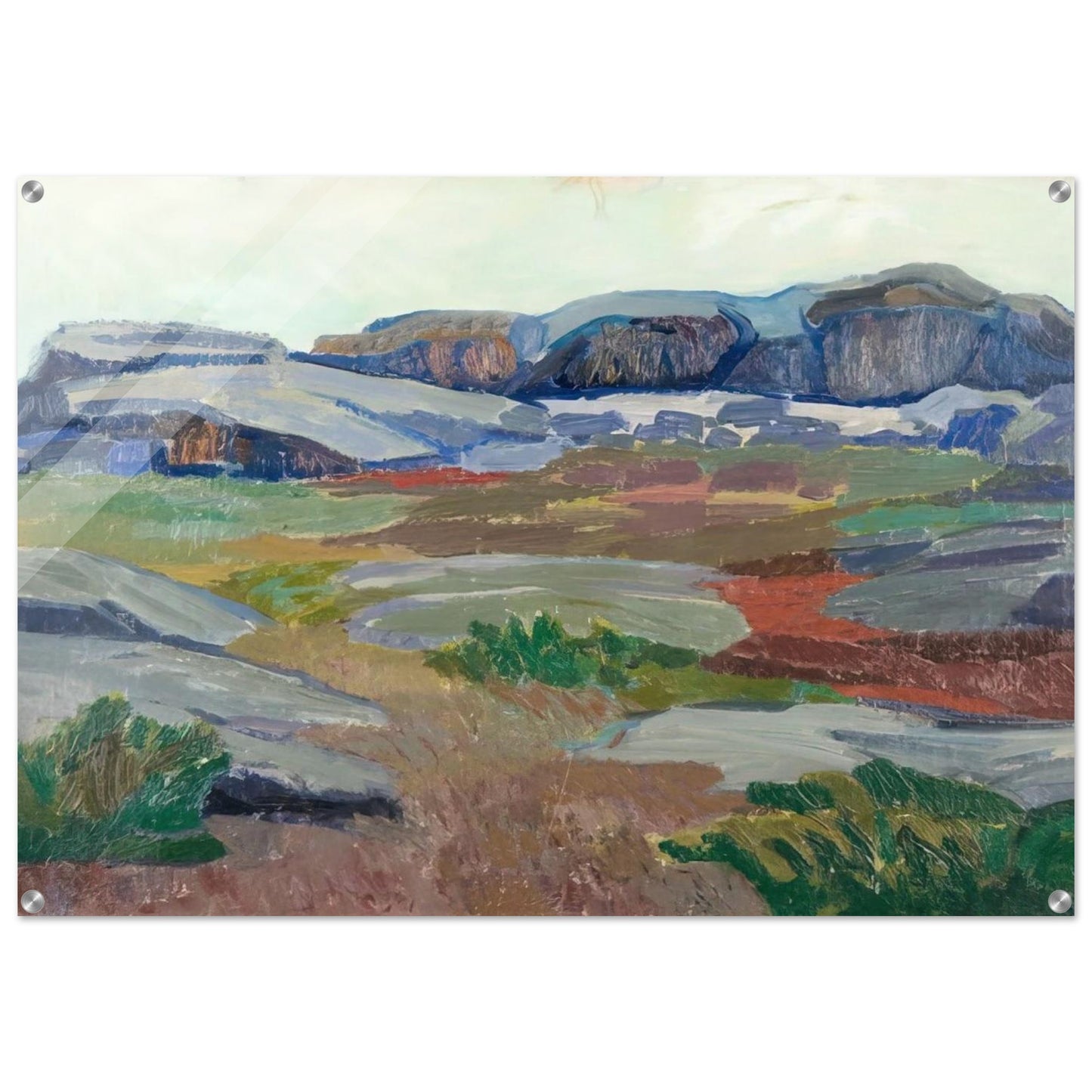 View from Pellinge - Expressionism - Tove Jansson Acrylic Print - 70x100 cm / 28x40″ inches | Tove Jansson Wall Art | Tove Jansson Prints