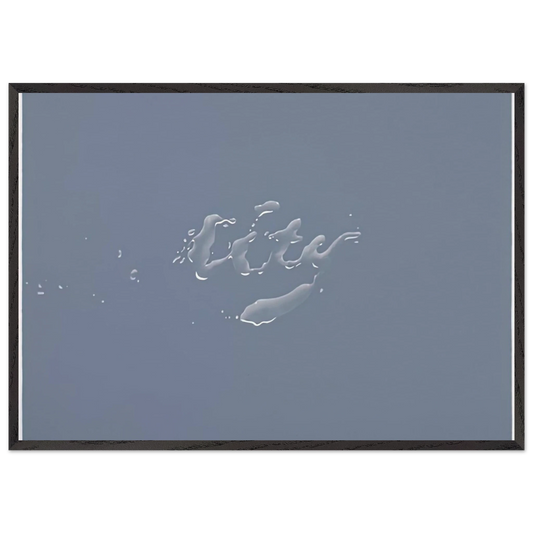 CITY 1969 - Edward Ruscha 70x100 cm / 28x40 inches Framed Art Print – Black Wooden Frame