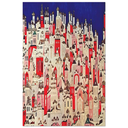 Design for final backcloth - 1926 - Natalia Goncharova Art Prints - 100x150 cm / 40x60″ inches | Natalia Goncharova Poster | Natalia Goncharova Prints