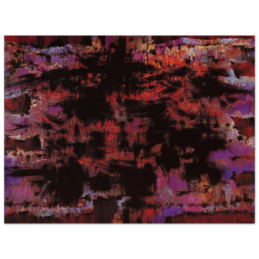 Alfred Manessier - Pour la mÃ¨re d'un condamnÃ© Ã  mort - 1975  75x100 cm / 30x40inches Fine Art Poster