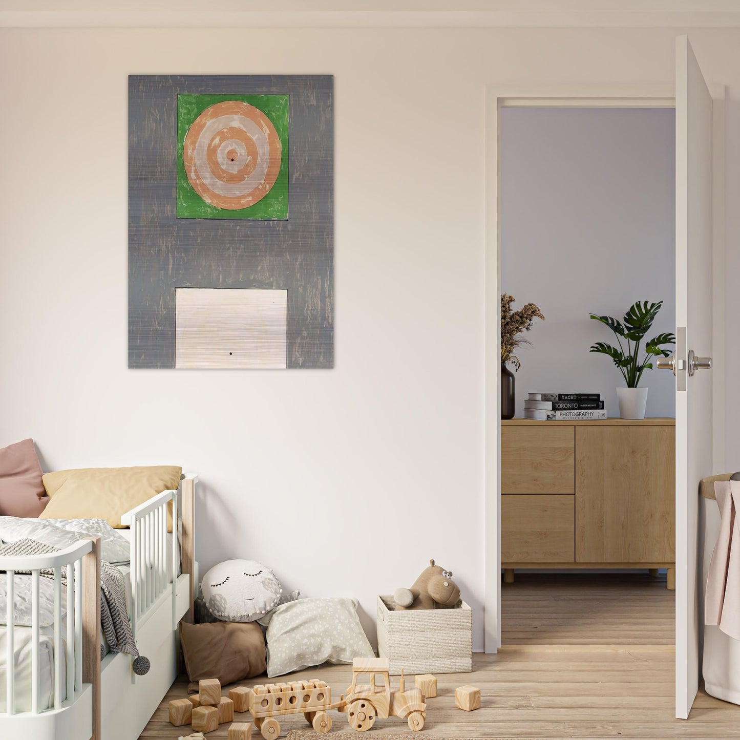 TARGETS ULAE 41 - Jasper Johns Brushed Aluminum Print - 70x100 cm / 28x40 inches | Jasper Johns Aluminum Print | Jasper Johns Prints