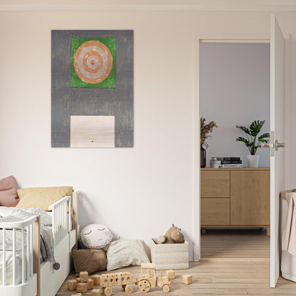 TARGETS ULAE 41 - Jasper Johns Brushed Aluminum Print - 70x100 cm / 28x40 inches | Jasper Johns Aluminum Print | Jasper Johns Prints