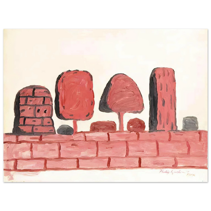 Philip Guston - ROMA  75x100 cm / 30x40inches Fine Art Poster