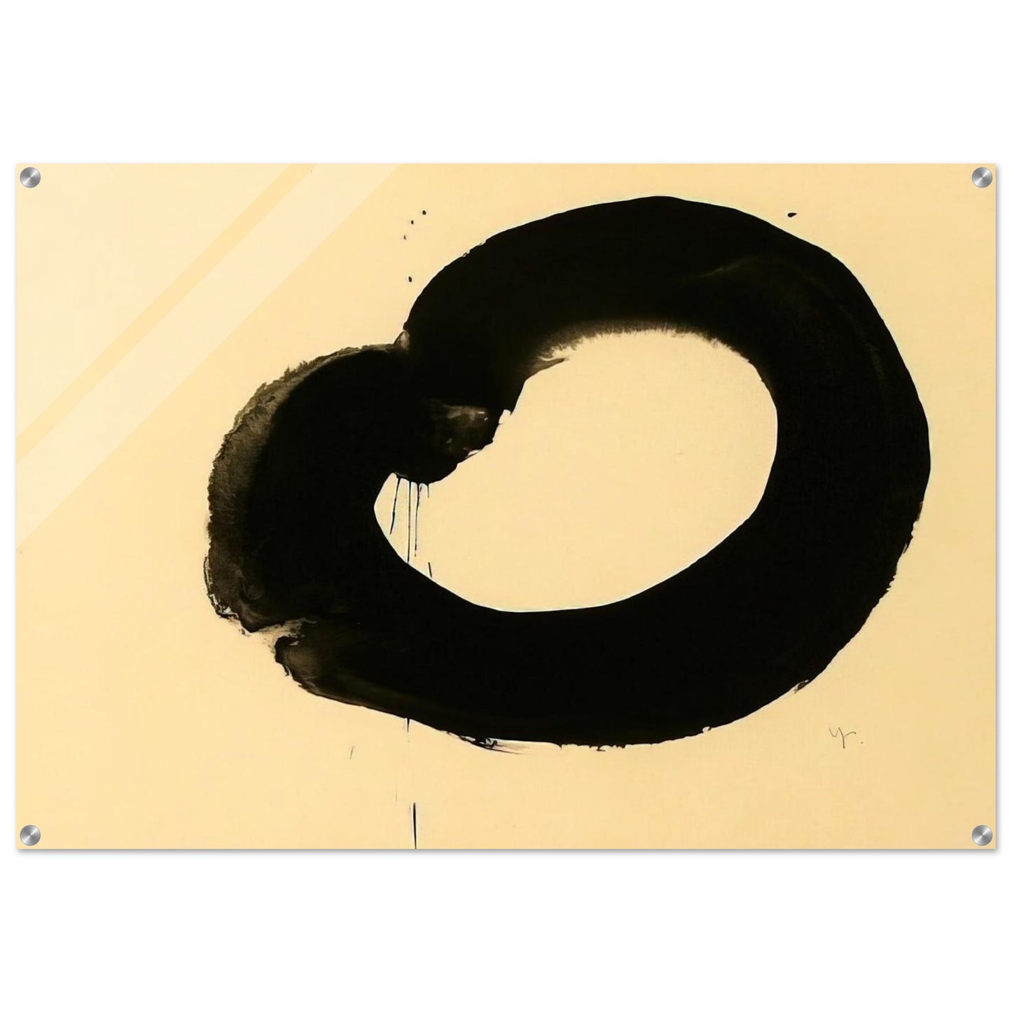 Untitled - Art Informel, Zen - Jiro Yoshihara Acrylic Print - 70x100 cm / 28x40″ inches