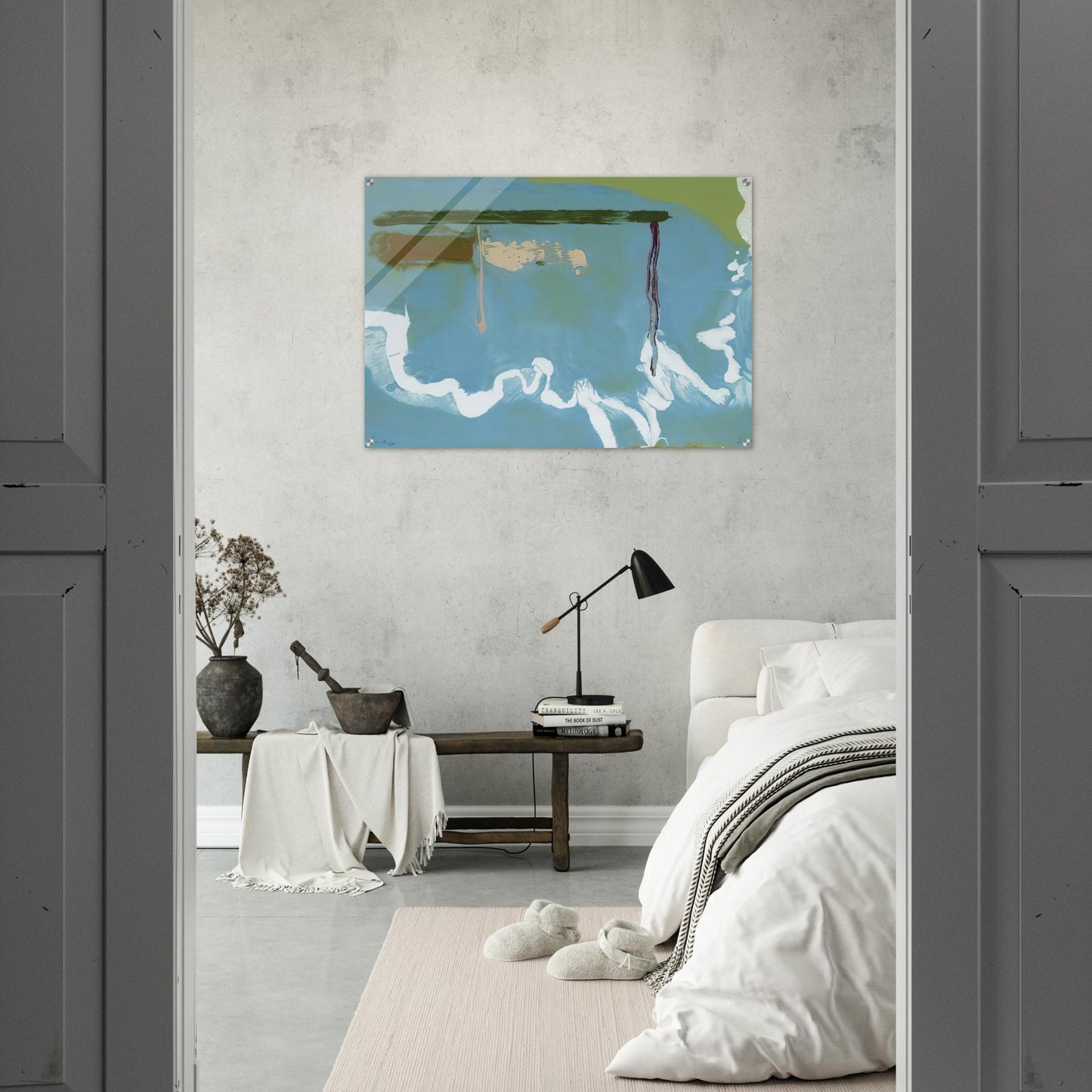 Skywriting - 1997 - Helen Frankenthaler Acrylic Print - 70x100 cm / 28x40″ inches