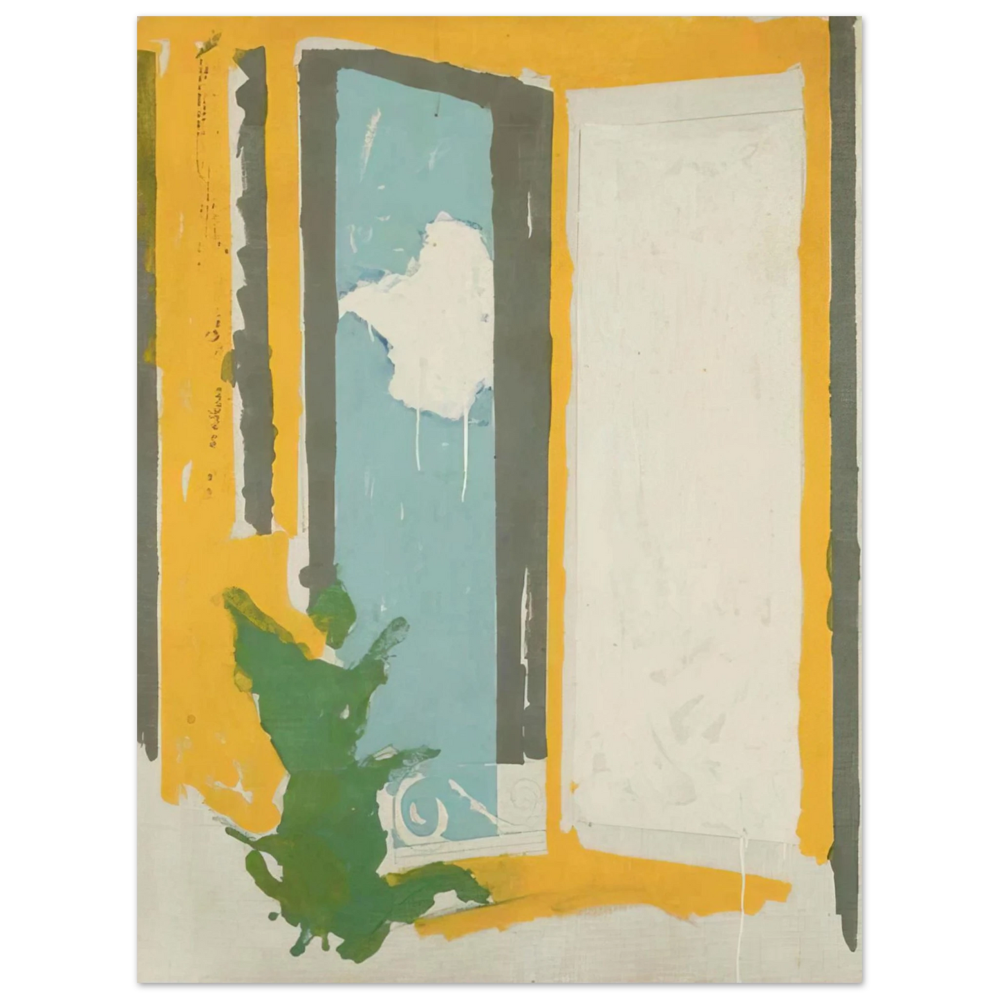 Mario Schifano - Interno  Esterno - 1976  75x100 cm / 30x40inches Fine Art Poster