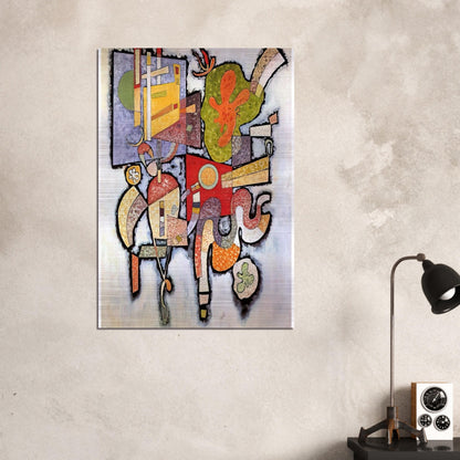 COMPLEX SIMPLE 1939 - Wassily Kandinsky Brushed Aluminum Print - 70x100 cm / 28x40 inches | Wassily Kandinsky Aluminum Print | Wassily Kandinsky Prints