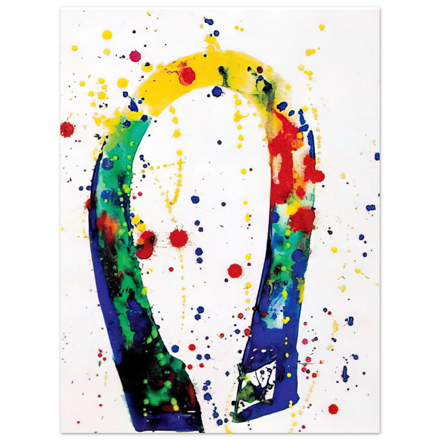 Sam Francis - Sculpture Drawing Toyko  SF65-018   75x100 cm / 30x40inches Fine Art Poster