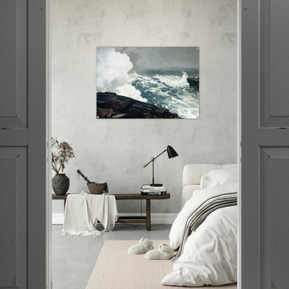 NORTHEASTER - Winslow Homer Acrylic Print - 70x100 cm / 28x40″ inches | Winslow Homer Wall Art | Winslow Homer Prints