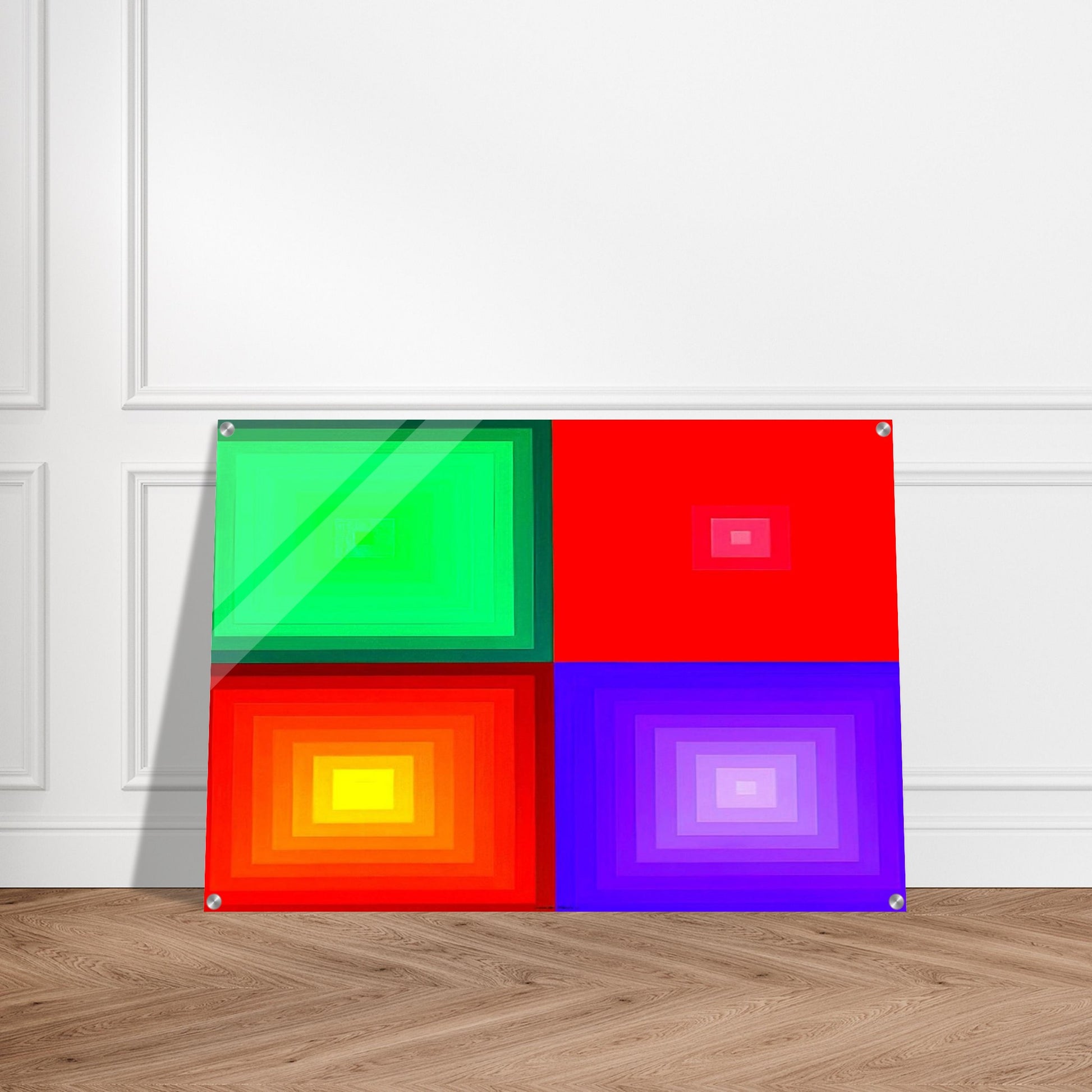 DVA-DVA - 1986 - Victor Vasarely Acrylic Print - 70x100 cm / 28x40″ inches | Victor Vasarely Wall Art | Victor Vasarely Prints