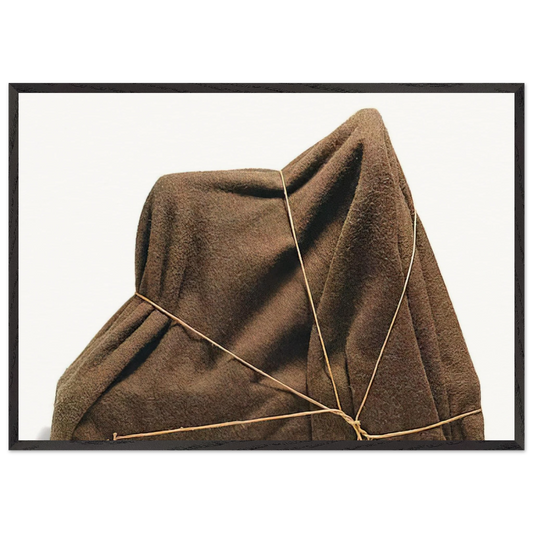 THE ENIGMA OF ISIDORE DUCASSE 1920 - Man Ray 70x100 cm / 28x40 inches Framed Art Print – Black Wooden Frame