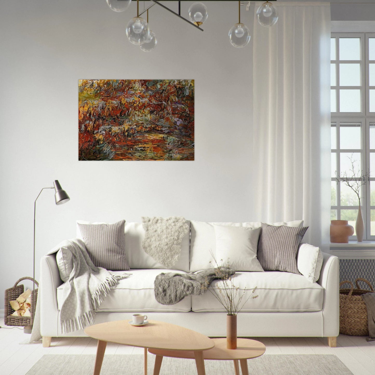 The Japanese Bridge 8 - claude monet Brushed Aluminum Print - 70x100 cm / 28x40 inches | claude monet Aluminum Print | claude monet Prints