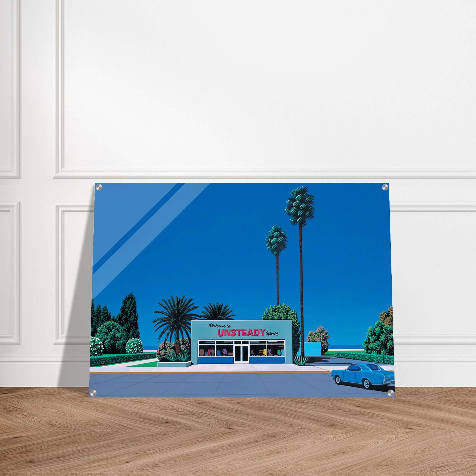 Unsteady World - Hiroshi Nagai Acrylic Print - 70x100 cm / 28x40″ inches