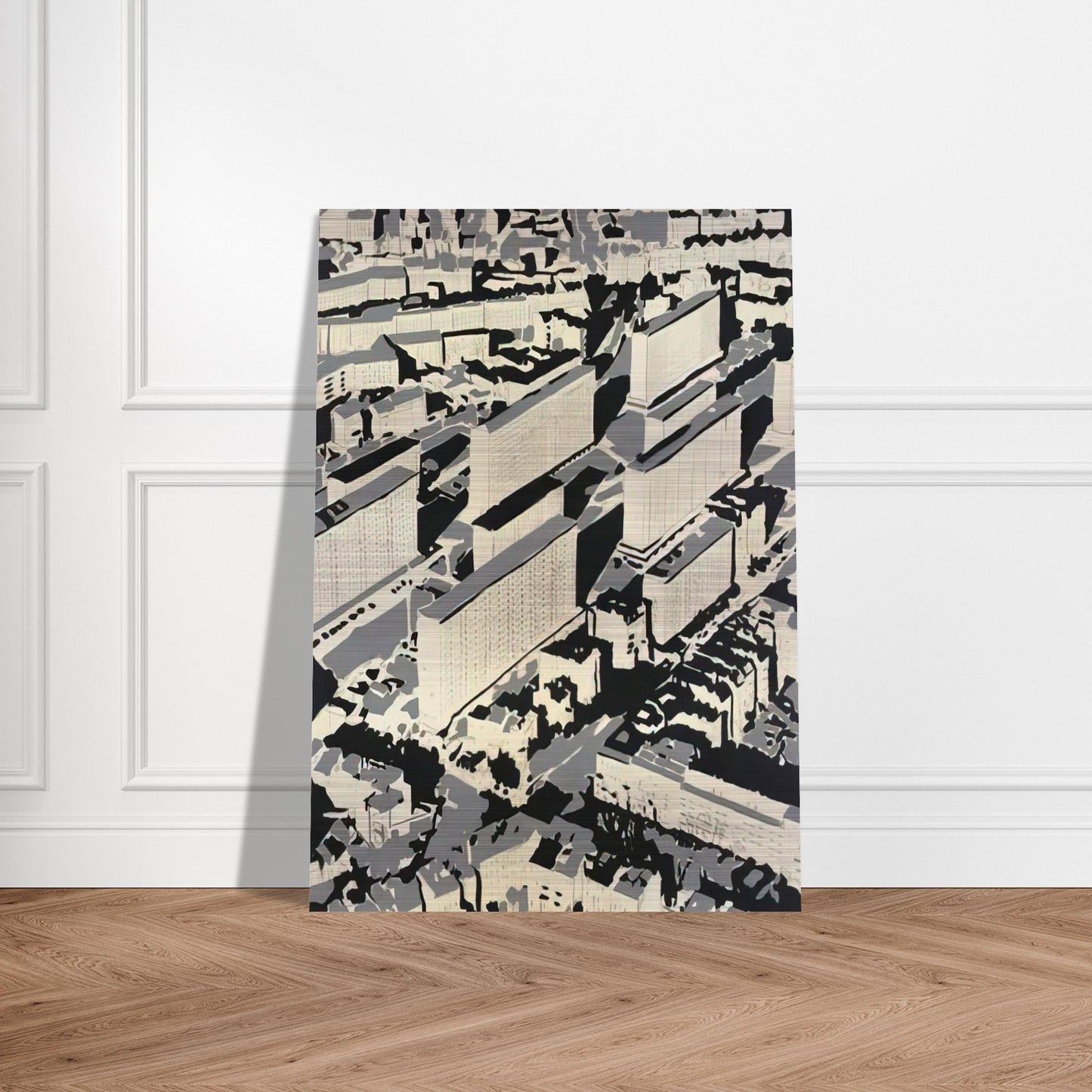 OWNSCAPE HA 1968 - Gerhard Richter Brushed Aluminum Print - 70x100 cm / 28x40 inches | Gerhard Richter Aluminum Print | Gerhard Richter Prints