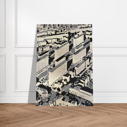 OWNSCAPE HA 1968 - Gerhard Richter Brushed Aluminum Print - 70x100 cm / 28x40 inches | Gerhard Richter Aluminum Print | Gerhard Richter Prints