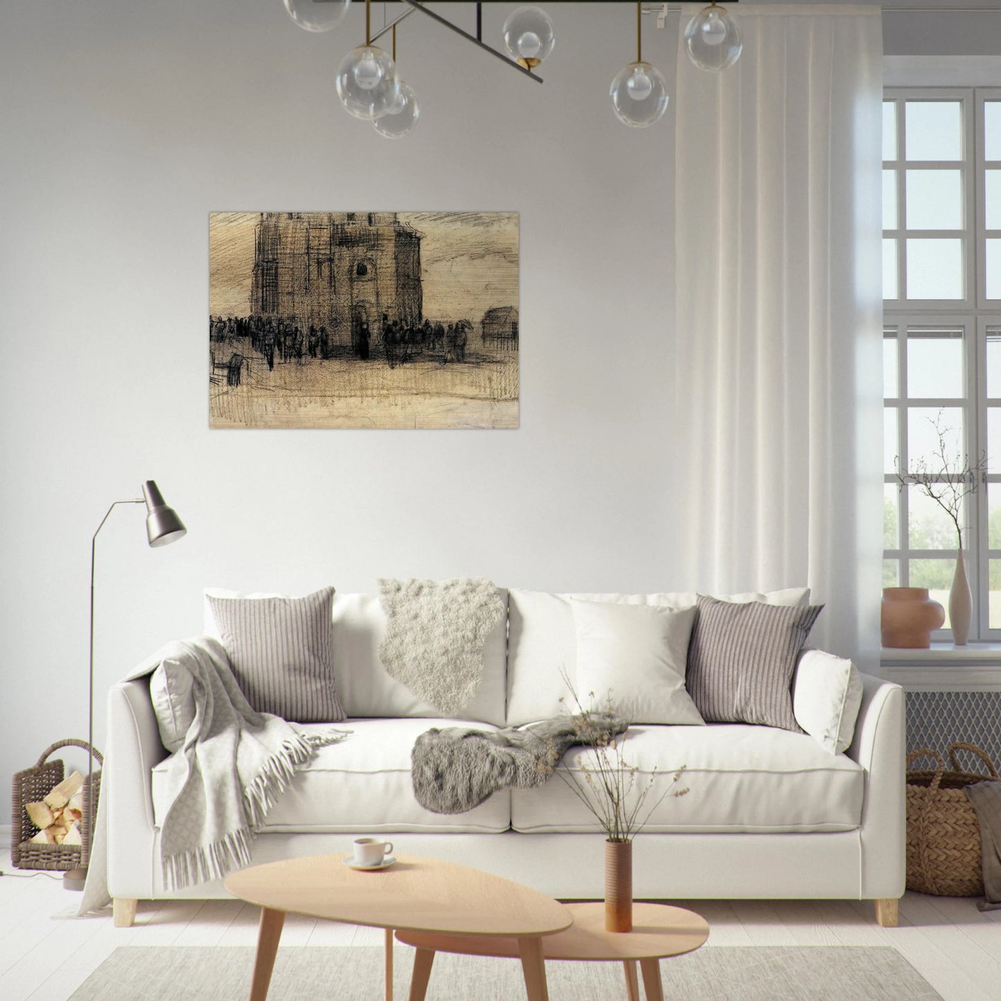 Sale of Building Scrap - Vincent van Gogh Brushed Aluminum Print - 70x100 cm / 28x40 inches | Vincent van Gogh Aluminum Print | Vincent van Gogh Prints