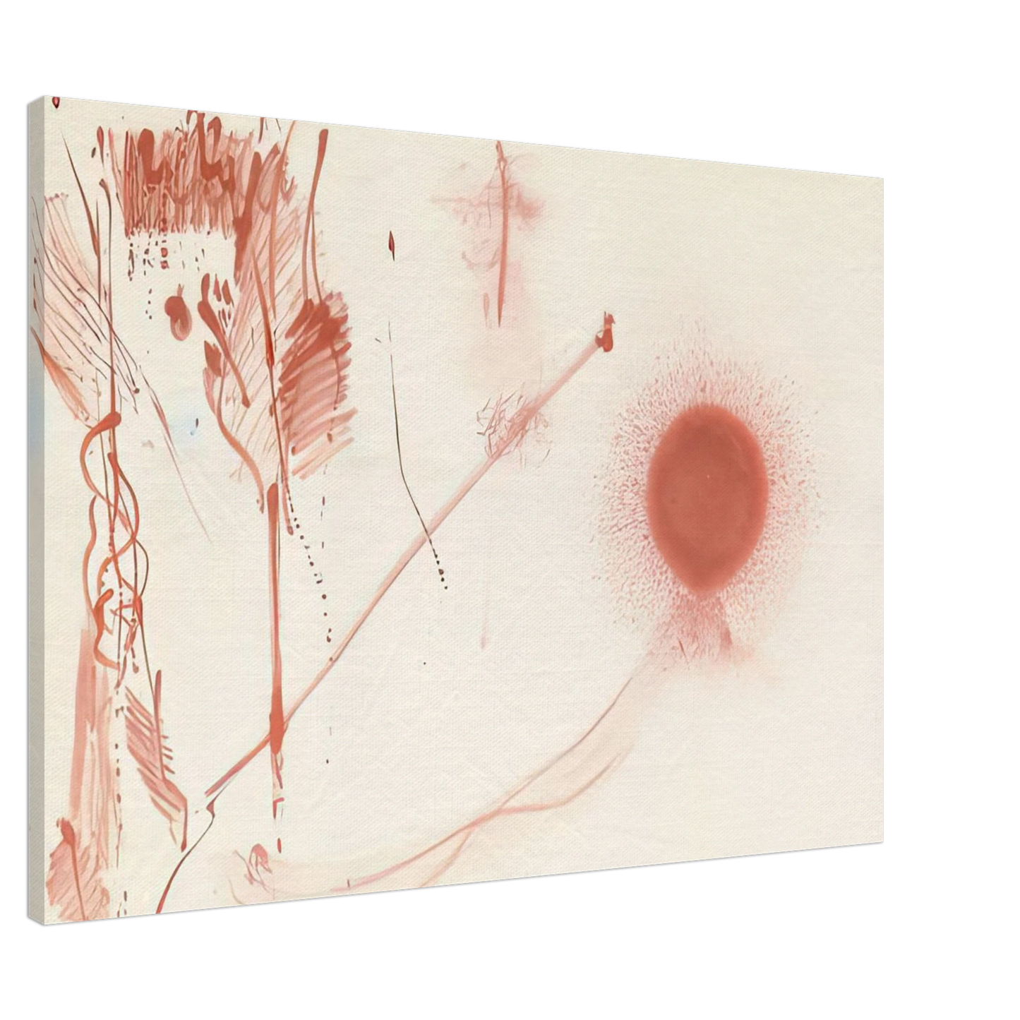 Helen Frankenthaler - Towards a New Climate, 1957- Wall Art - 60x80 cm / 24x32 inches - Fine Art Poster-canvas - -