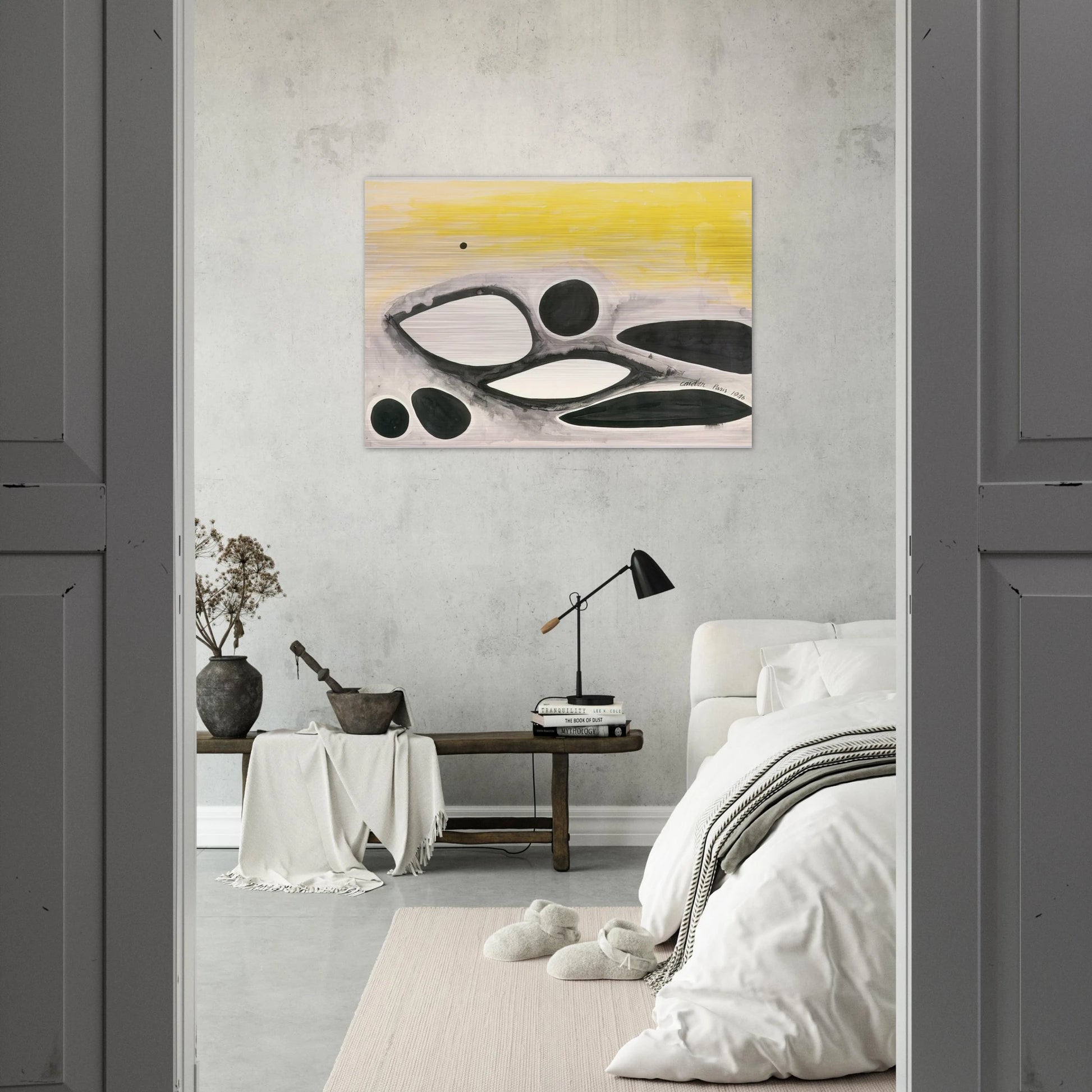 UNTITLED 1946 0 - Alexander Calder Brushed Aluminum Print - 70x100 cm / 28x40 inches | Alexander Calder Aluminum Print | Alexander Calder Prints