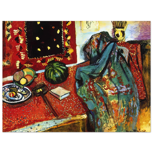 Henri Matisse - STILL LIFE WITH A RED RUG 1906  75x100 cm / 30x40inches Fine Art Poster