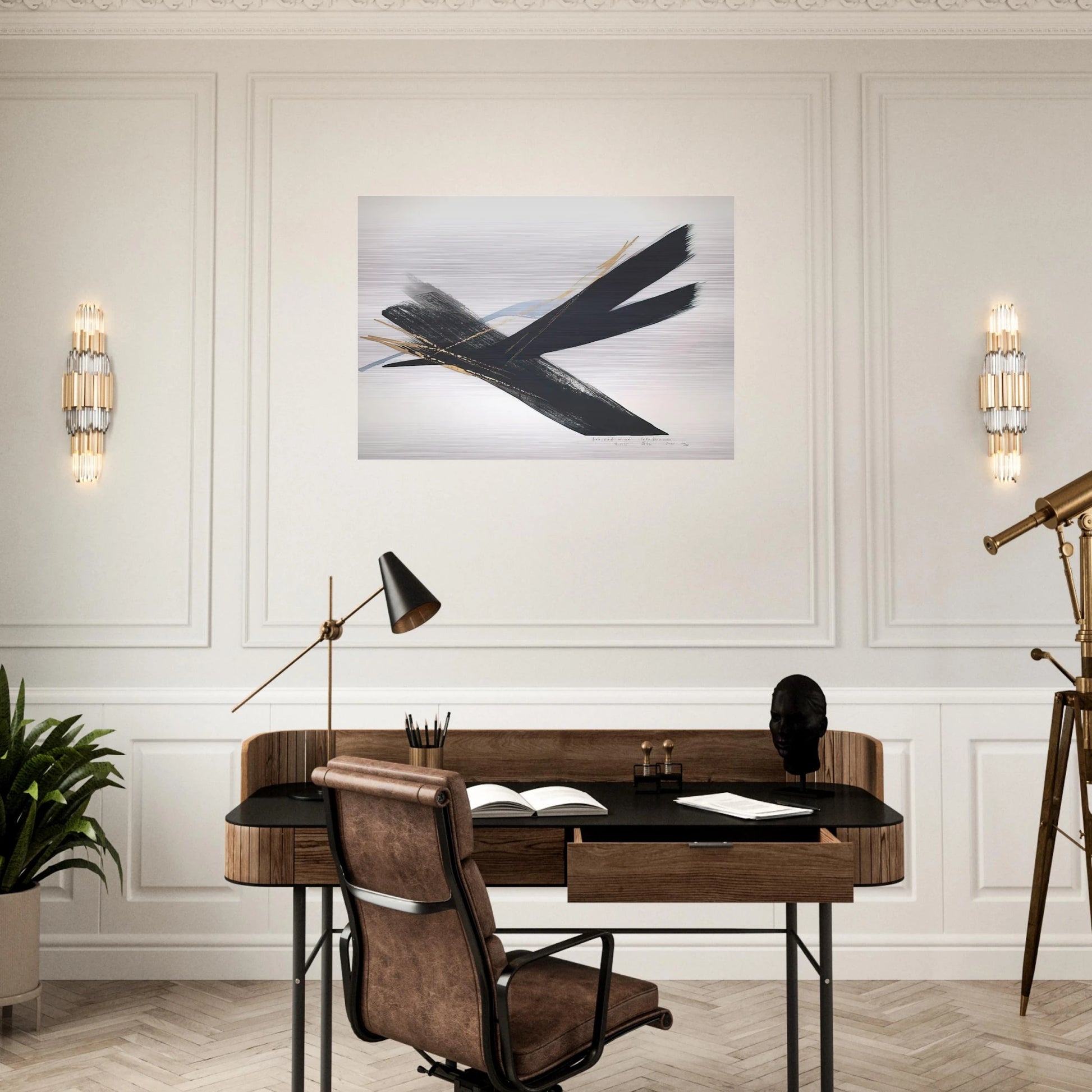 Arrived Wind - 2001 - Toko Shinoda Brushed Aluminum Print - 70x100 cm / 28x40 inches | Toko Shinoda Aluminum Print | Toko Shinoda Prints