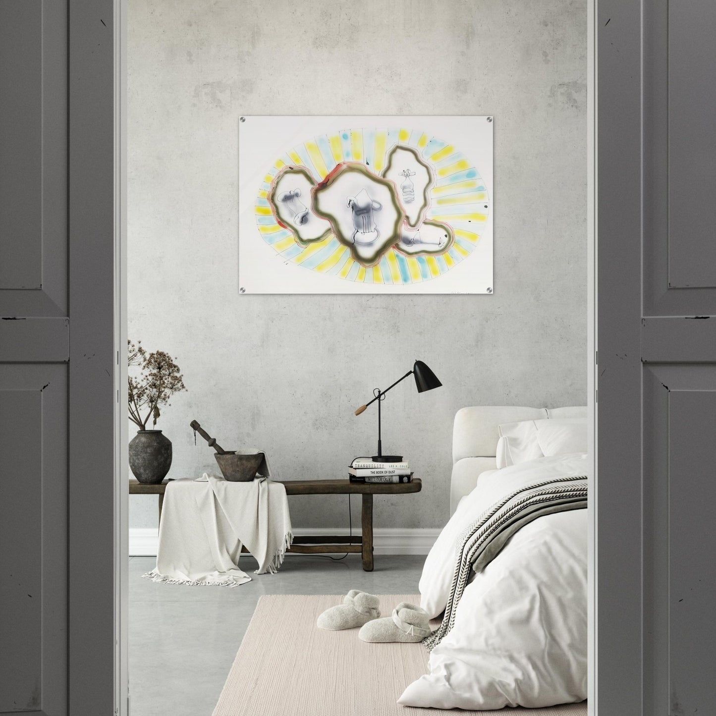 Untitled ABC 52 - 1965 - John Altoon Acrylic Print - 70x100 cm / 28x40″ inches | John Altoon Wall Art | John Altoon Prints