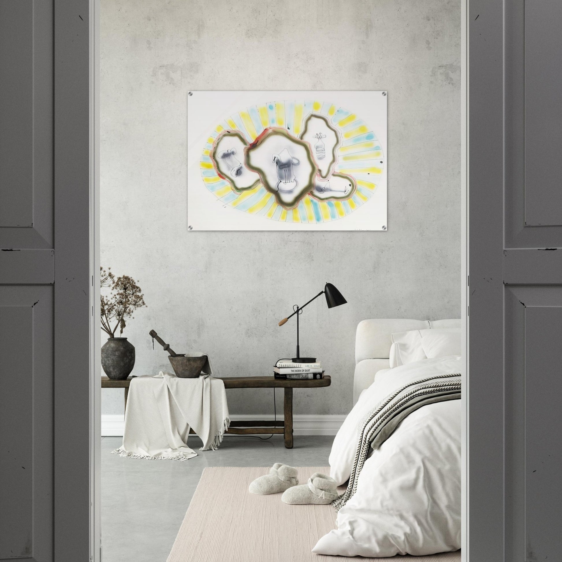 Untitled ABC 52 - 1965 - John Altoon Acrylic Print - 70x100 cm / 28x40″ inches | John Altoon Wall Art | John Altoon Prints