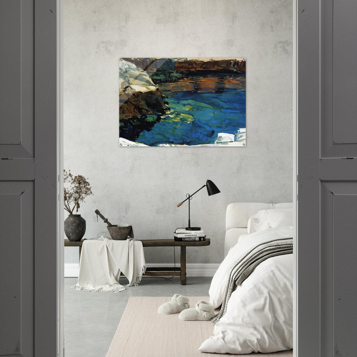 The Cove - Childe Hassam Acrylic Print - 70x100 cm / 28x40″ inches