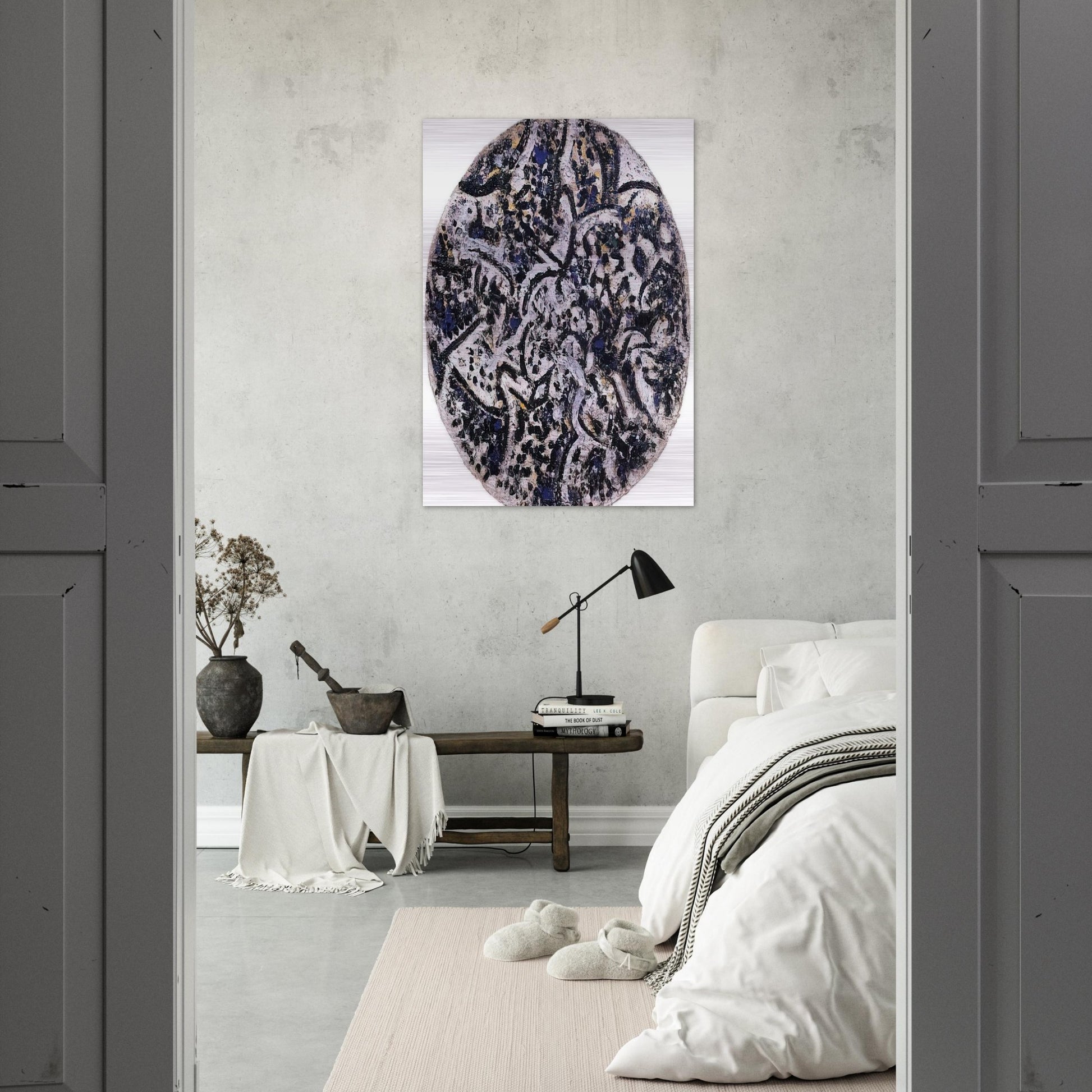 Syllable in the Cosmos - Richard Pousette-Dart Brushed Aluminum Print - 70x100 cm / 28x40 inches | Richard Pousette-Dart Aluminum Print | Richard Pousette-Dart Prints