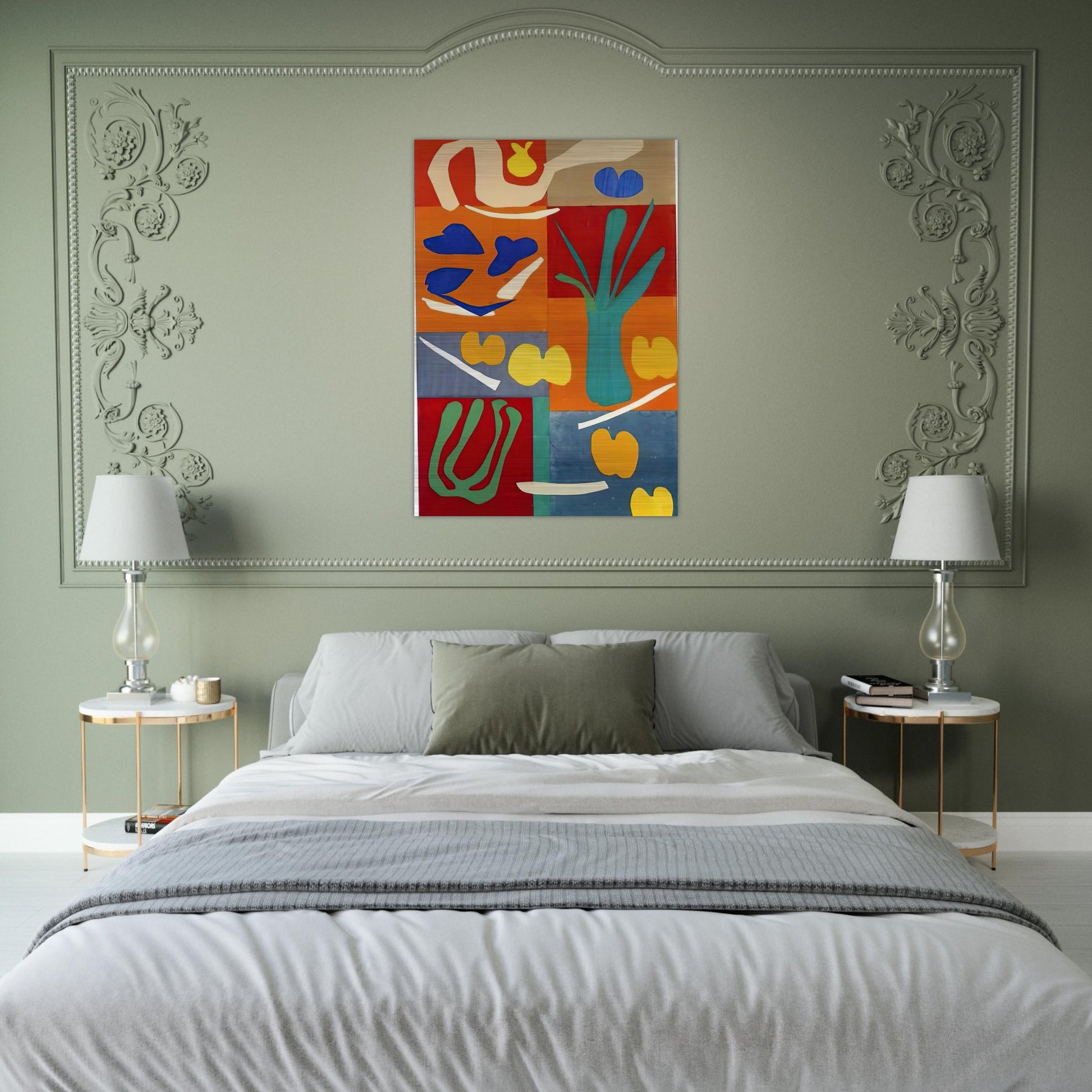 VEGETABLES 1952 - Henri Matisse Brushed Aluminum Print - 70x100 cm / 28x40 inches | Henri Matisse Aluminum Print | Henri Matisse Prints