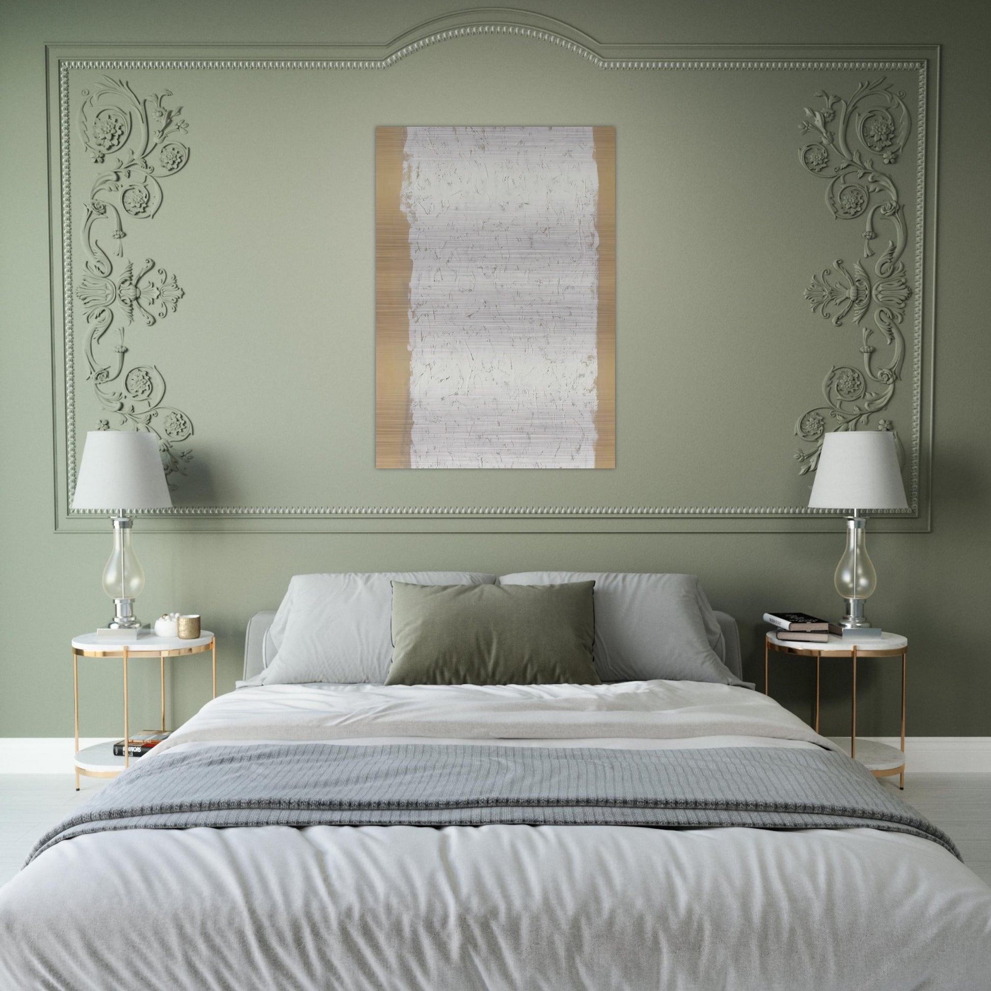 Enter - Minimalism - Robert Ryman Brushed Aluminum Print - 70x100 cm / 28x40 inches | Robert Ryman Aluminum Print | Robert Ryman Prints