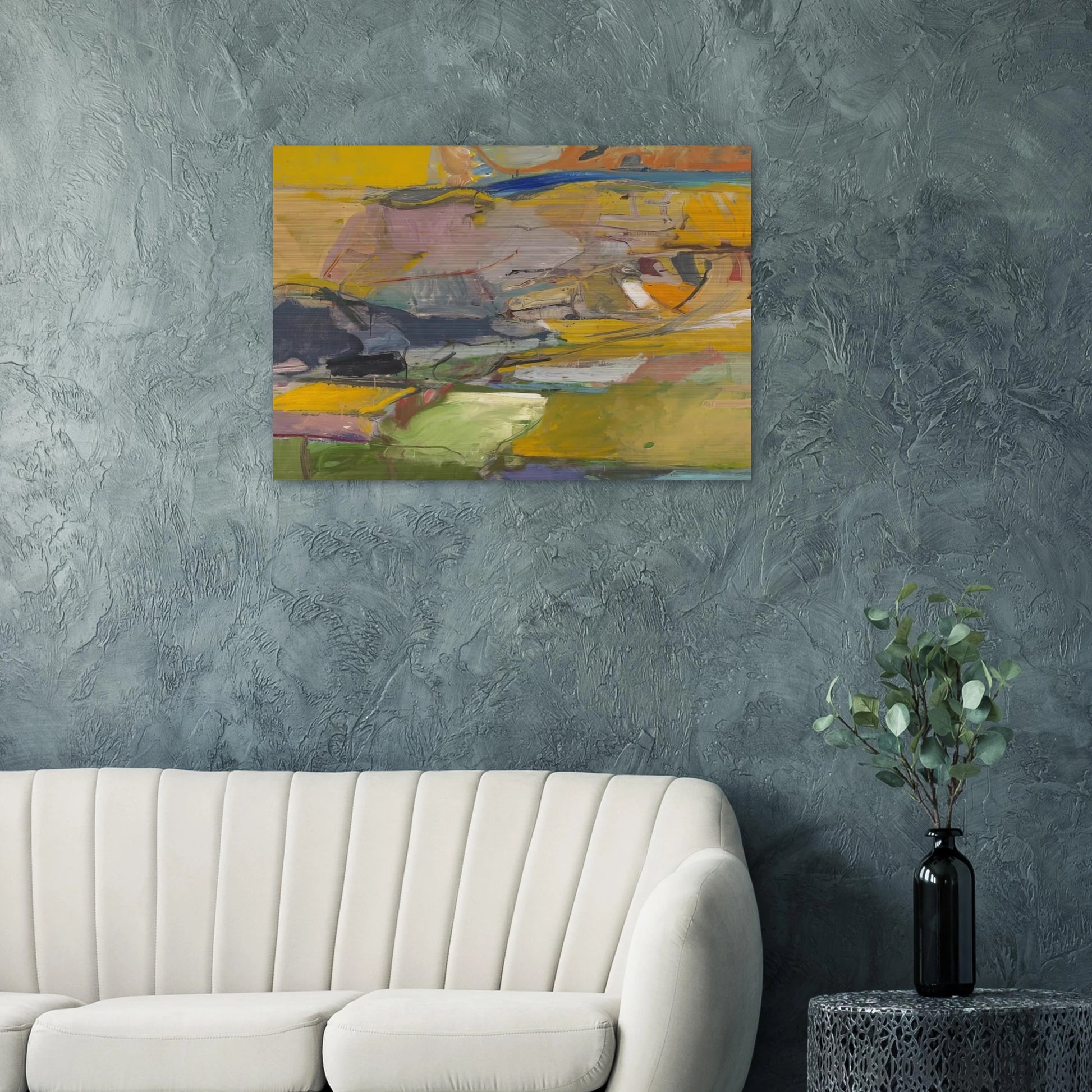 Berkeley #57 - Richard Diebenkorn Brushed Aluminum Print - 70x100 cm / 28x40 inches | Richard Diebenkorn Aluminum Print | Richard Diebenkorn Prints