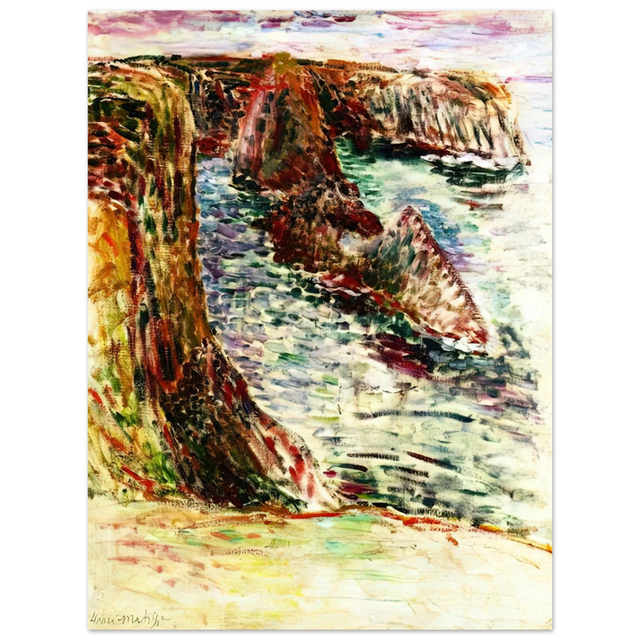 Henri Matisse - BELLE ILE EN MER 1897  75x100 cm / 30x40inches Fine Art Poster