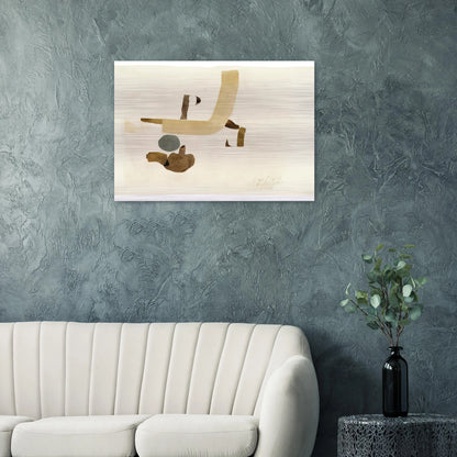 29.5.64 - 1964 - Julius Bissier Brushed Aluminum Print - 70x100 cm / 28x40 inches | Julius Bissier Aluminum Print | Julius Bissier Prints