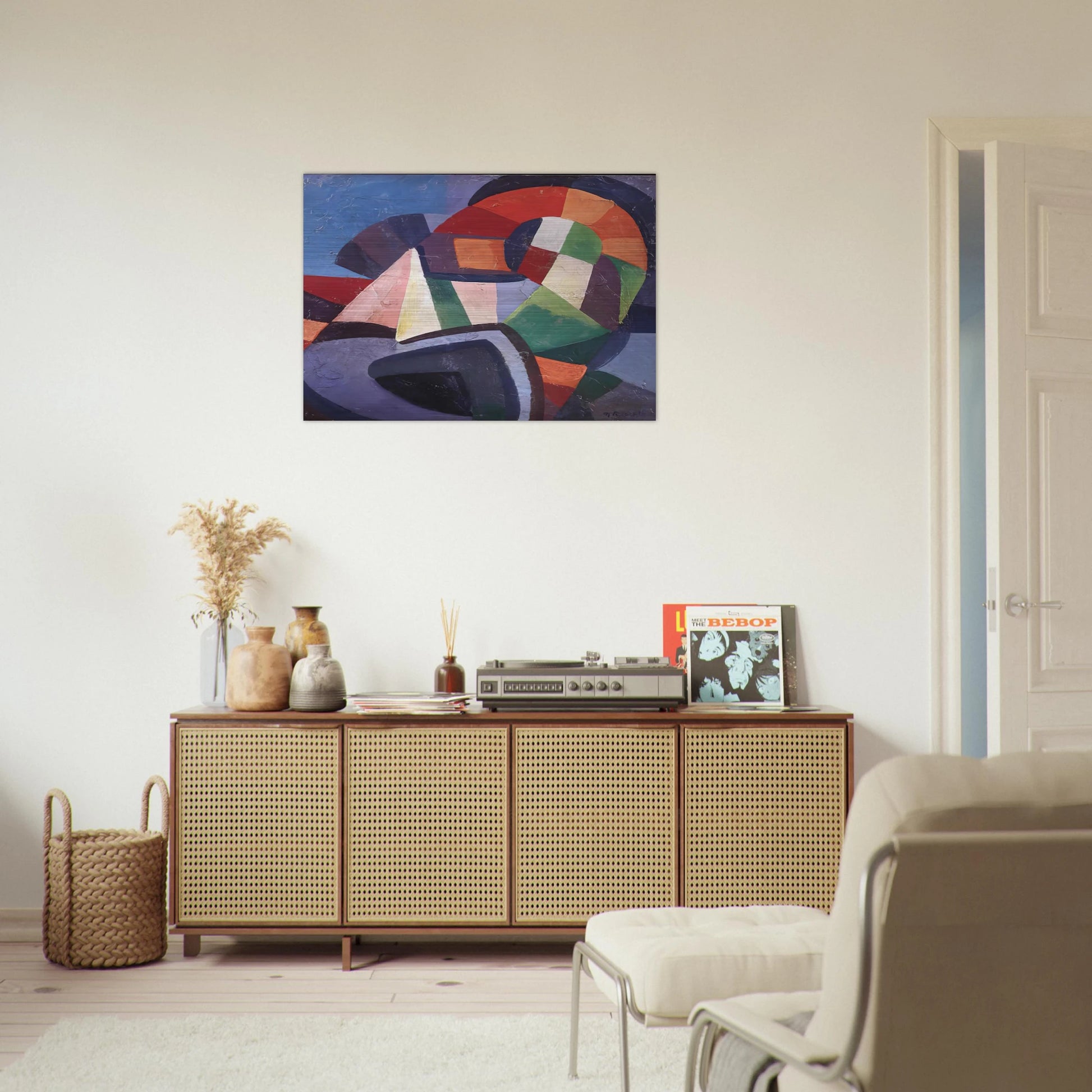 Synchromy - 1915 - Morgan Russell Brushed Aluminum Print - 70x100 cm / 28x40 inches | Morgan Russell Aluminum Print | Morgan Russell Prints