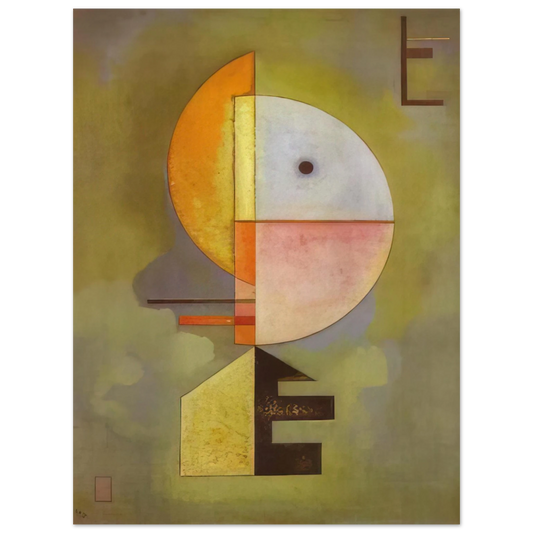 Wassily Kandinsky - UPWARD 1929  75x100 cm / 30x40inches Fine Art Poster