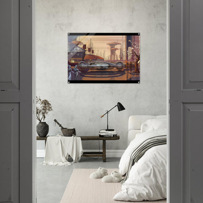 Syd Mead - Syd Mead Acrylic Print - 70x100 cm / 28x40″ inches | Syd Mead Wall Art | Syd Mead Prints
