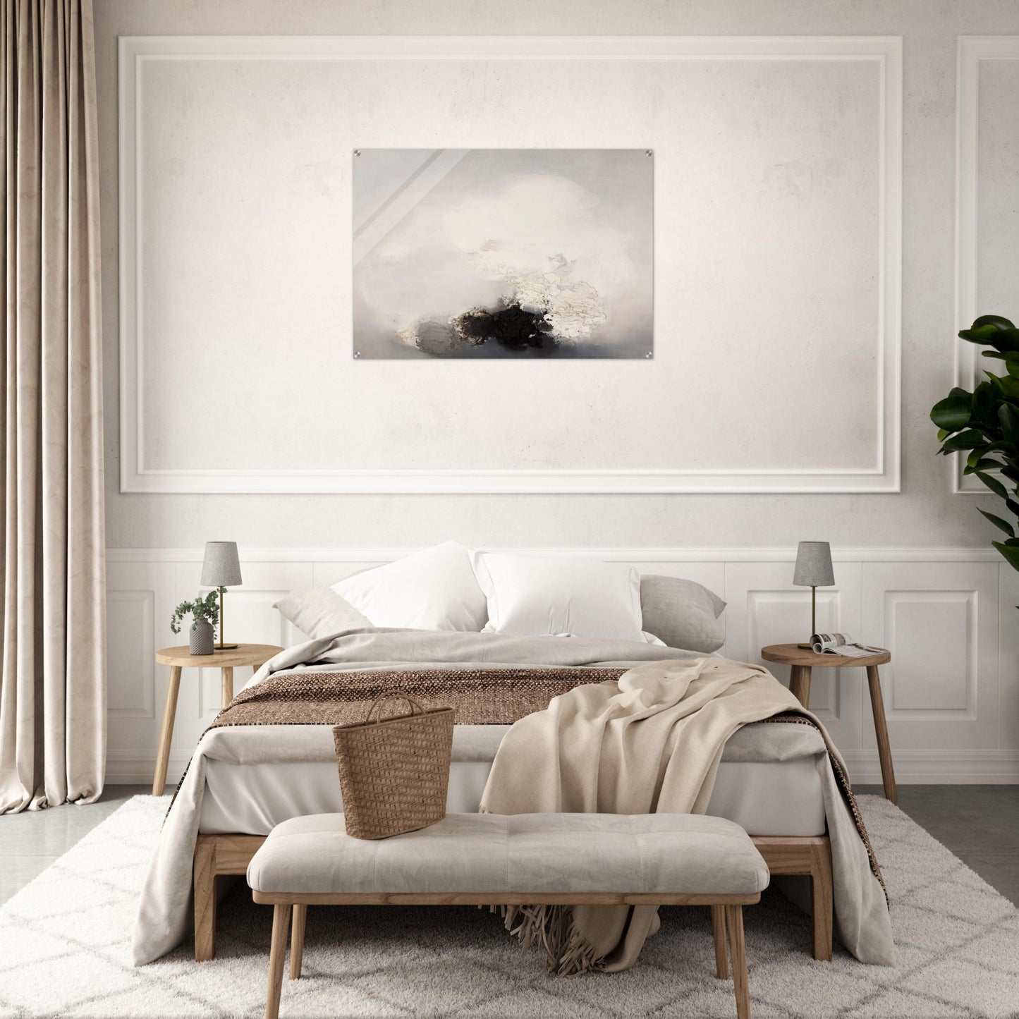 N MERO 148 1959 - Luis Feito Acrylic Print - 70x100 cm / 28x40″ inches