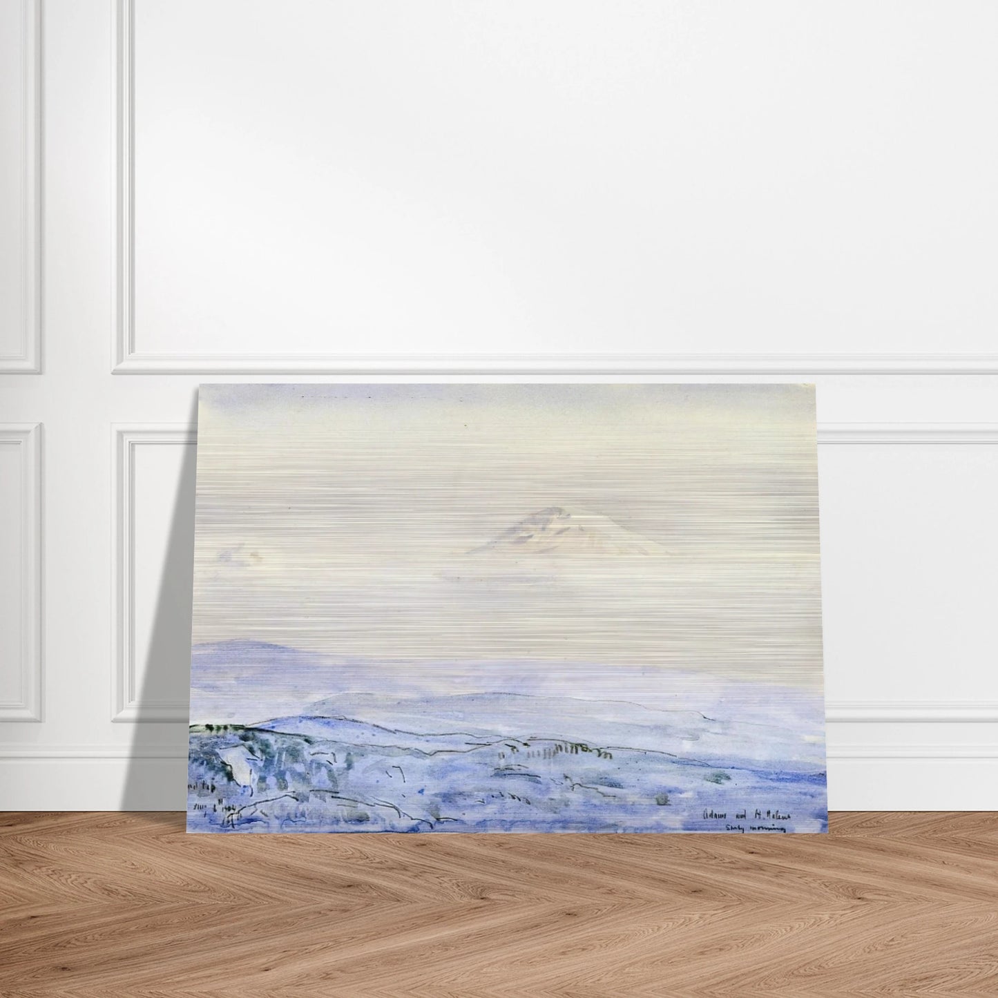 Adams and St. Helen's, Early Morning - Childe Hassam Brushed Aluminum Print - 70x100 cm / 28x40 inches | Childe Hassam Aluminum Print | Childe Hassam Prints